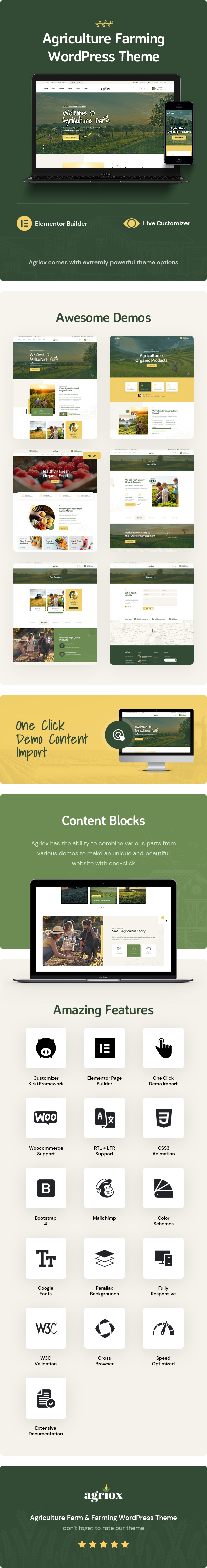 Agriox - Agriculture Farming WordPress Theme - 1