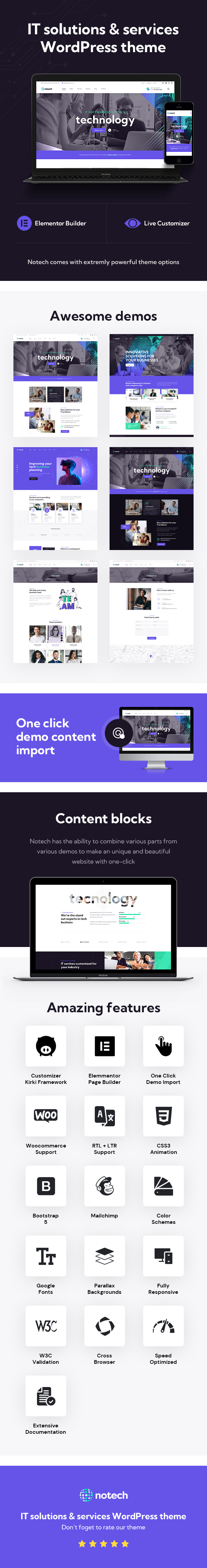 Notech - Theme WordPress Giải pháp & Dịch vụ CNTT - 1